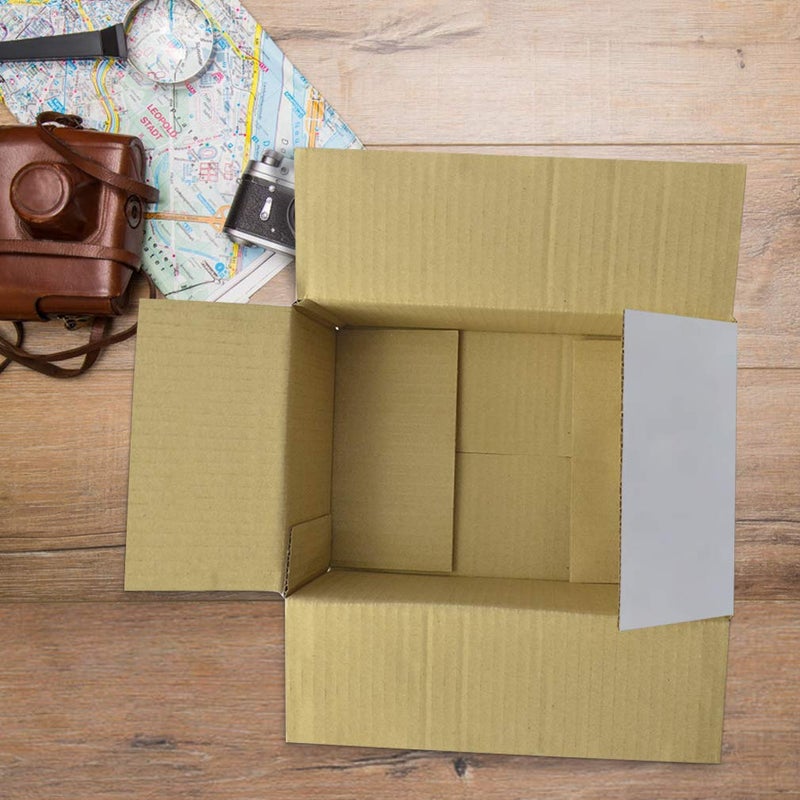 PETAFLOP 9x6x4 Shipping Boxes White Cardboard Mailing Boxes Single Wall Corrugated Box, 25 Pack - Image 3